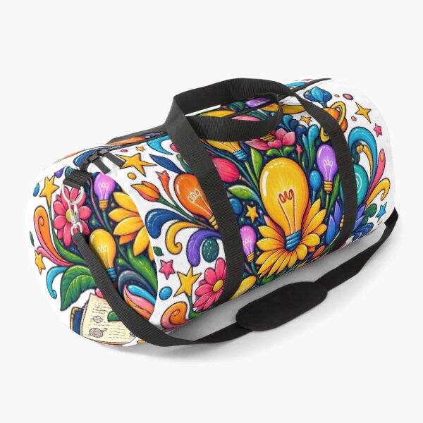 Aperçu de l'œuvre Idées en pleine floraison, colorées, créatives, art du TDAH et de la dopamine créée et vendue par Tharaazu.