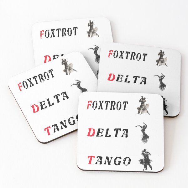 Item preview, Foxtrot Delta Tango dancing, woman, man designed and sold by JanChryzostom.