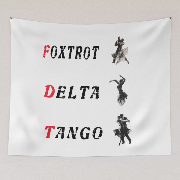 Item preview, Foxtrot Delta Tango dancing, woman, man designed and sold by JanChryzostom.