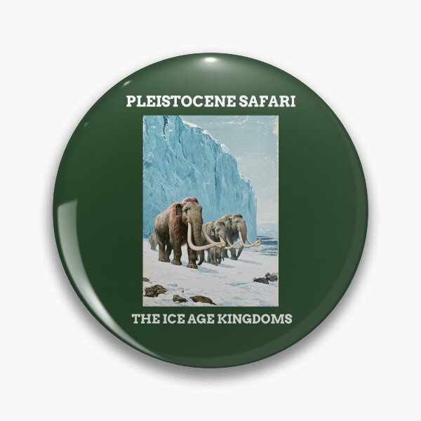 Item preview, Pleistocene Ice Age Woolly Mammoth Travel Poster designed and sold by Artmugic.
