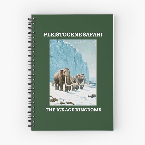 Item preview, Pleistocene Ice Age Woolly Mammoth Travel Poster designed and sold by Artmugic.