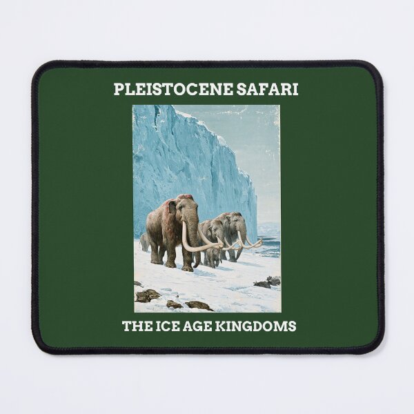 Item preview, Pleistocene Ice Age Woolly Mammoth Travel Poster designed and sold by Artmugic.
