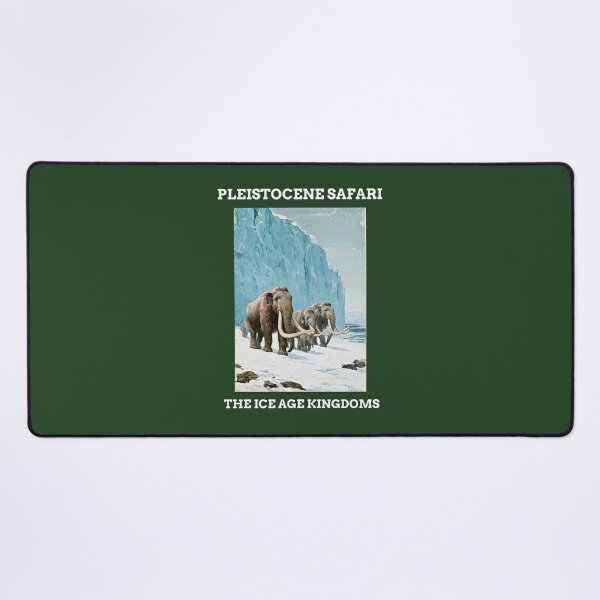 Item preview, Pleistocene Ice Age Woolly Mammoth Travel Poster designed and sold by Artmugic.