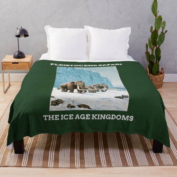 Item preview, Pleistocene Ice Age Woolly Mammoth Travel Poster designed and sold by Artmugic.
