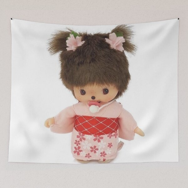 Item preview, Cherry Blossom Monchichi designed and sold by cringette.