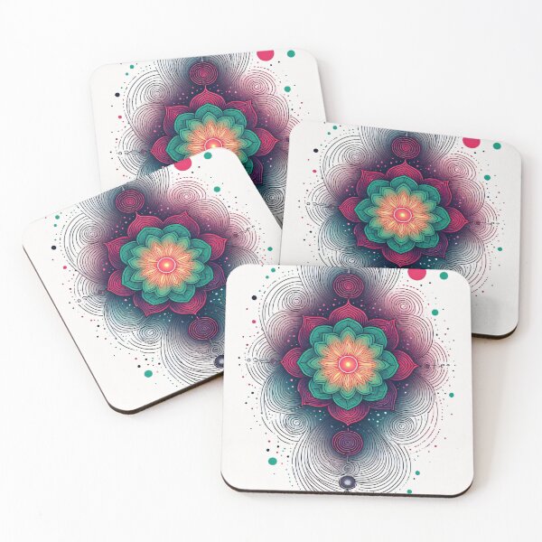 Item preview, Kaleidoscopic bloom of cosmic consciousness designed and sold by Mianku | Für das Leben.