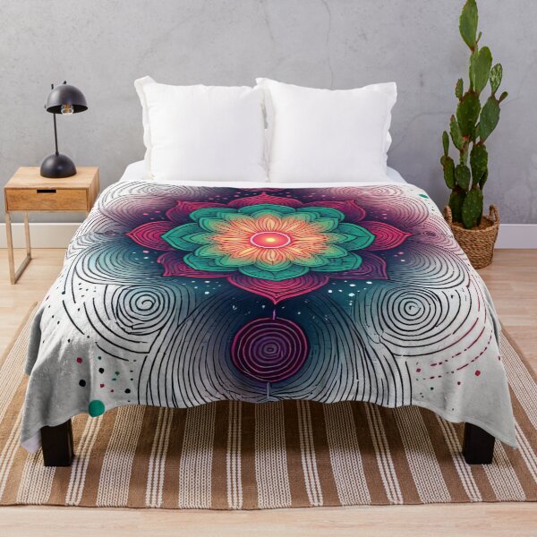Item preview, Kaleidoscopic bloom of cosmic consciousness designed and sold by Mianku | Für das Leben.