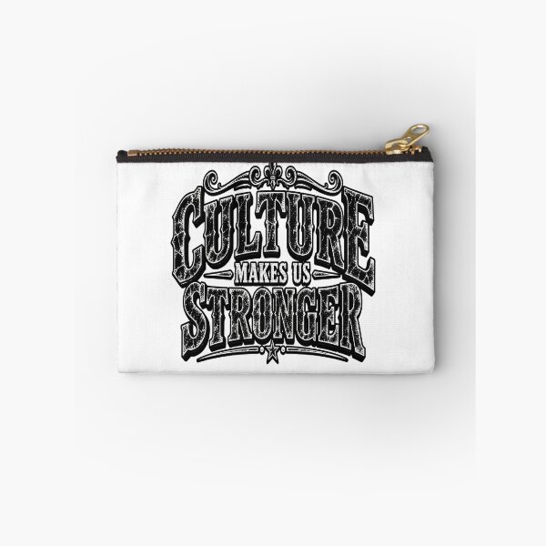 Item preview, Vintage style and distressed look featuring the phrase Culture Makes Us Stronger designed and sold by Thegoldenline.