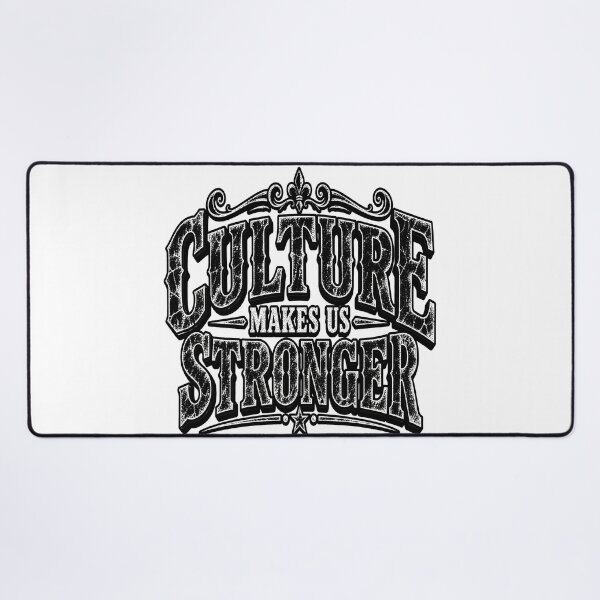 Item preview, Vintage style and distressed look featuring the phrase Culture Makes Us Stronger designed and sold by Thegoldenline.