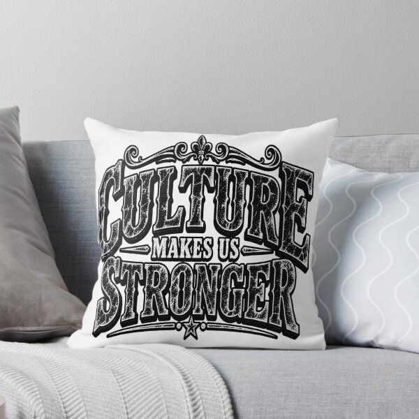 Item preview, Vintage style and distressed look featuring the phrase Culture Makes Us Stronger designed and sold by Thegoldenline.