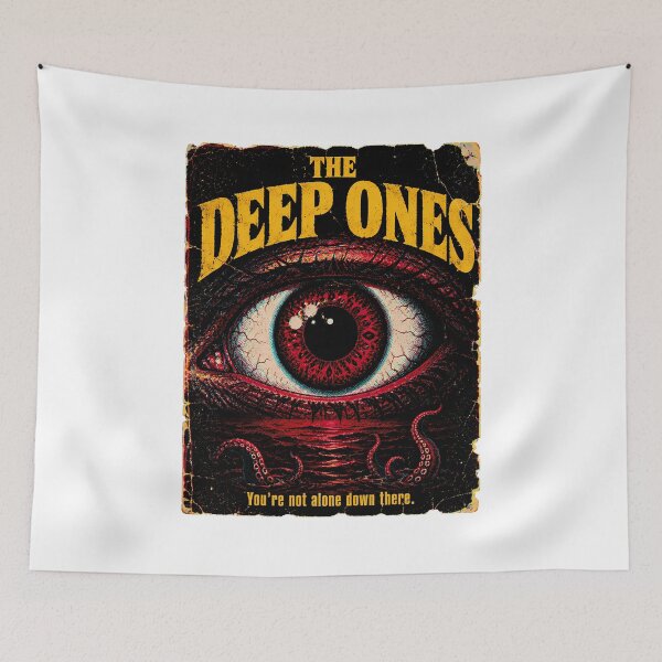 Item preview, Lovecraftian Deep Ones Horror Bloodshot Eye Tentacles designed and sold by chattsuede.