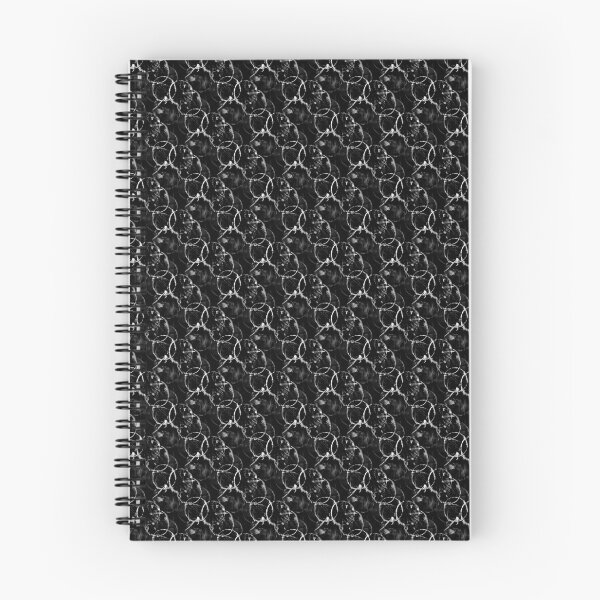 Item preview, Grunge White Circle Pattern on Black designed and sold by Artistestella.