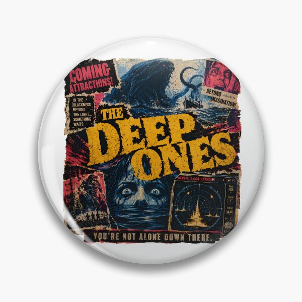 Item preview, Lovecraftian Deep Ones Sea Monster B Movie Horror designed and sold by chattsuede.