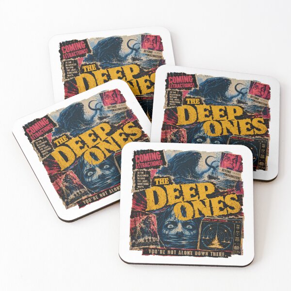 Item preview, Lovecraftian Deep Ones Sea Monster B Movie Horror designed and sold by chattsuede.