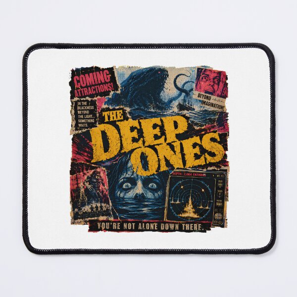 Item preview, Lovecraftian Deep Ones Sea Monster B Movie Horror designed and sold by chattsuede.