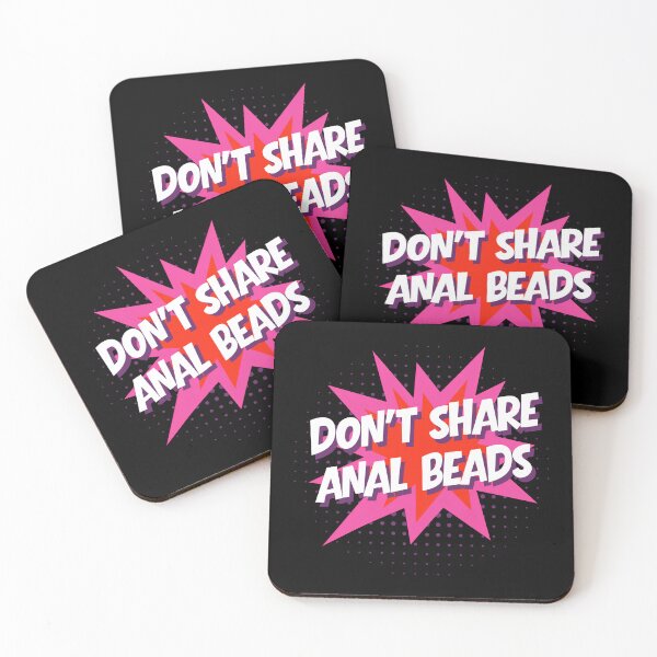 Item preview, Don't Share Anal Beads Funny Pop Art Humor Graphic designed and sold by RahniNM.