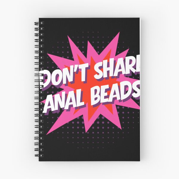 Item preview, Don't Share Anal Beads Funny Pop Art Humor Graphic designed and sold by RahniNM.