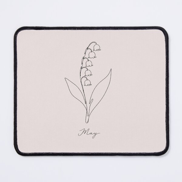 Item preview, May Birth Flower Lily of the Valley Minimalist One Line Art designed and sold by ChubbyGoong.