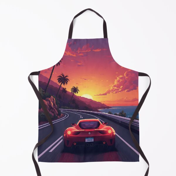 Item preview, Coastal Arcade Racer: 16-Bit Sunset Drive designed and sold by ThePixelArchive.