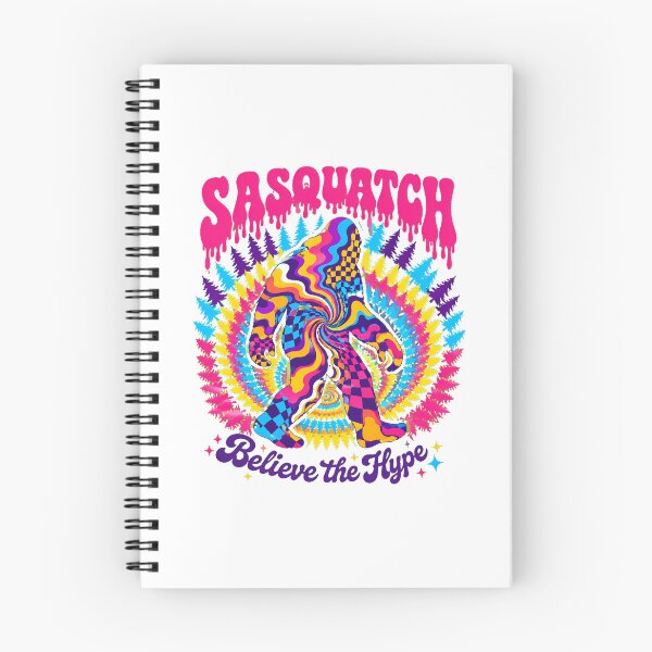 Item preview, Sasquatch Believe The Hype Psychedelic Forest Cryptid designed and sold by chattsuede.
