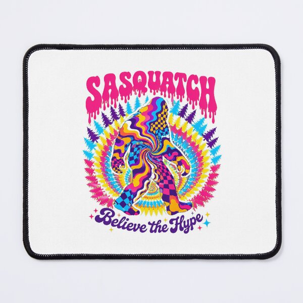 Item preview, Sasquatch Believe The Hype Psychedelic Forest Cryptid designed and sold by chattsuede.
