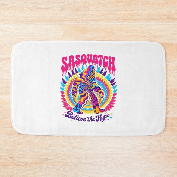 Item preview, Sasquatch Believe The Hype Psychedelic Forest Cryptid designed and sold by chattsuede.