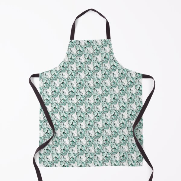 Item preview, Grunge Teal and Black Circle Pattern on White designed and sold by Artistestella.