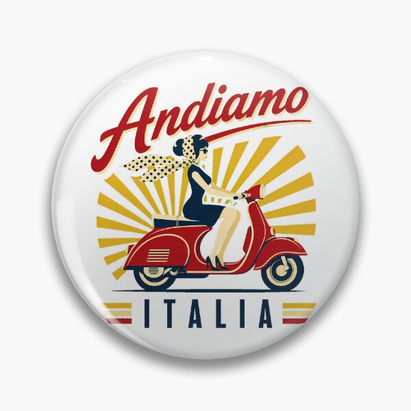 Item preview, Andiamo Italia Scooter Ride Italian Travel Lover designed and sold by chattsuede.