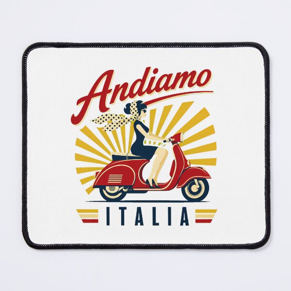 Item preview, Andiamo Italia Scooter Ride Italian Travel Lover designed and sold by chattsuede.