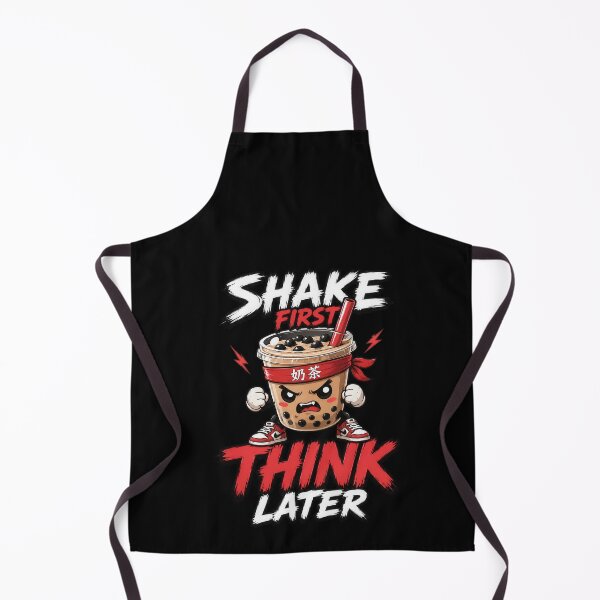 Item preview, Shake First Think Later Funny Boba Tea Drink designed and sold by markymaarty.
