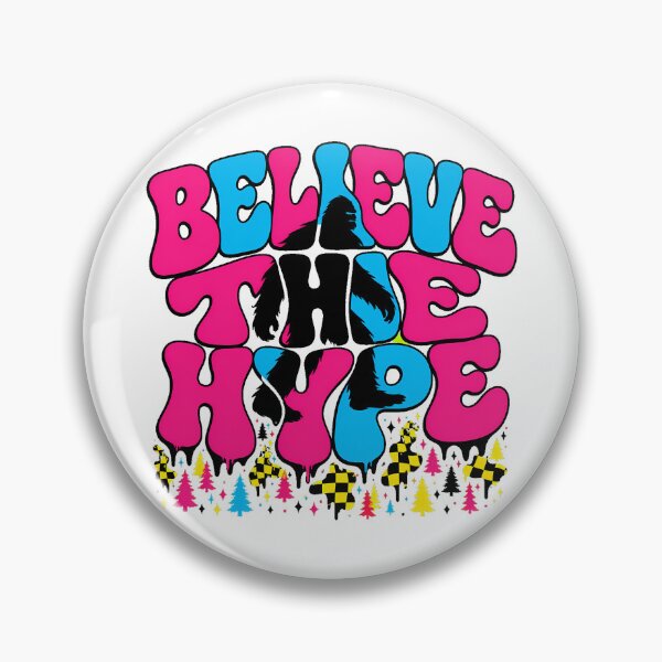 Item preview, Y2K Bigfoot Believe the Hype Psychedelic Drip Cryptid designed and sold by chattsuede.