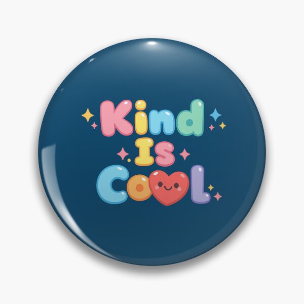 Item preview, Kind is Cool Pastel Bubble Quote with Happy Heart designed and sold by SeJaa.