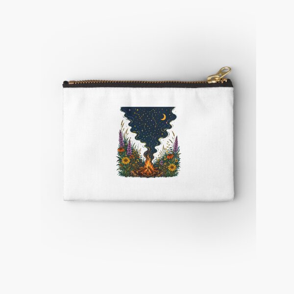 Item preview, Wildflower Campfire Starry Night Mystical Camping Magic designed and sold by chattsuede.