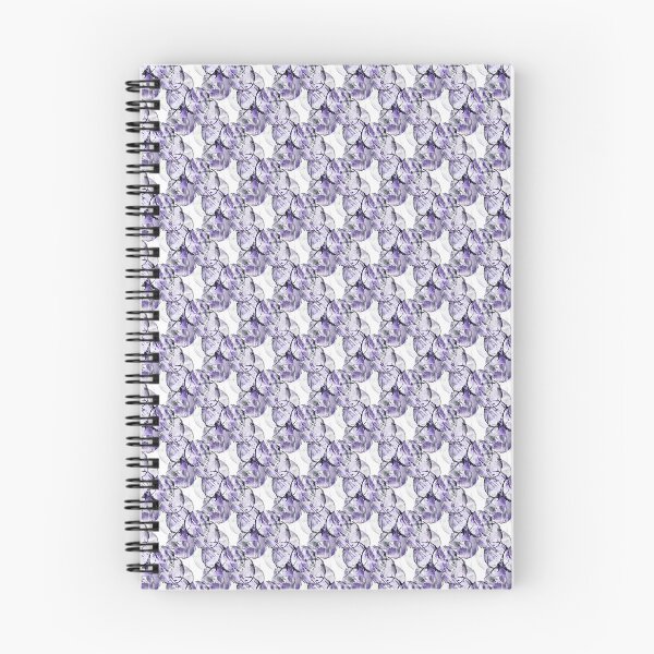 Item preview, Grunge Purple and Black Circle Pattern on White designed and sold by Artistestella.