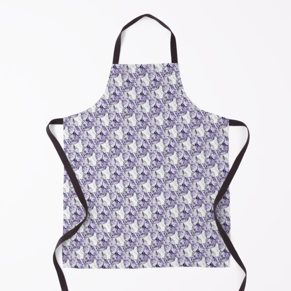Item preview, Grunge Purple and Black Circle Pattern on White designed and sold by Artistestella.
