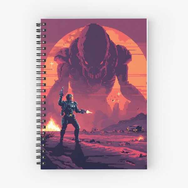 Item preview, Space Outlaw: Retro 16-Bit Alien Bounty Hunter designed and sold by ThePixelArchive.