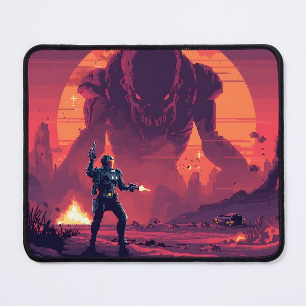 Item preview, Space Outlaw: Retro 16-Bit Alien Bounty Hunter designed and sold by ThePixelArchive.
