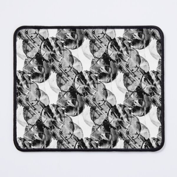 Item preview, Grunge Black Circle Pattern on White designed and sold by Artistestella.