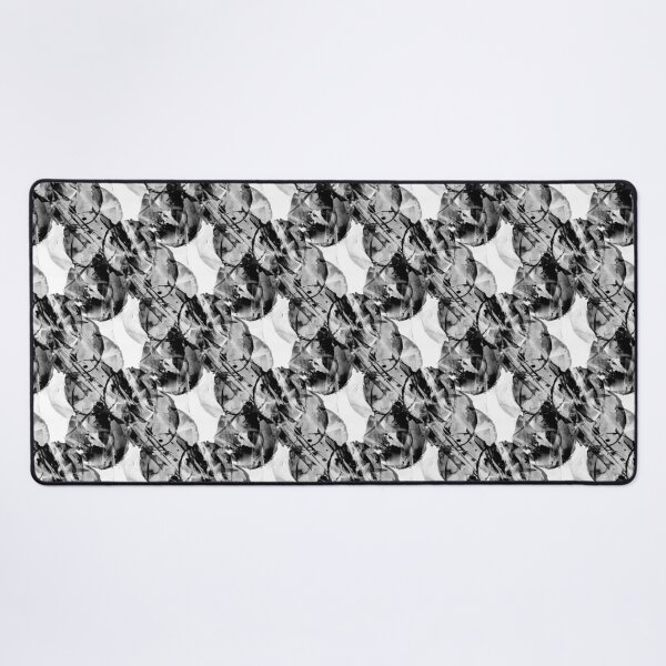 Item preview, Grunge Black Circle Pattern on White designed and sold by Artistestella.