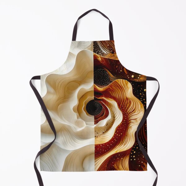Item preview, Intricate Carved Patterns in Brown and Gold designed and sold by Vicky Brago-Mitchell®.