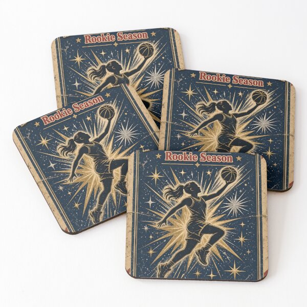 Item preview, Women’s Hoops Card Hunter – Rookie Season Vintage Basketball Design designed and sold by gilly031.