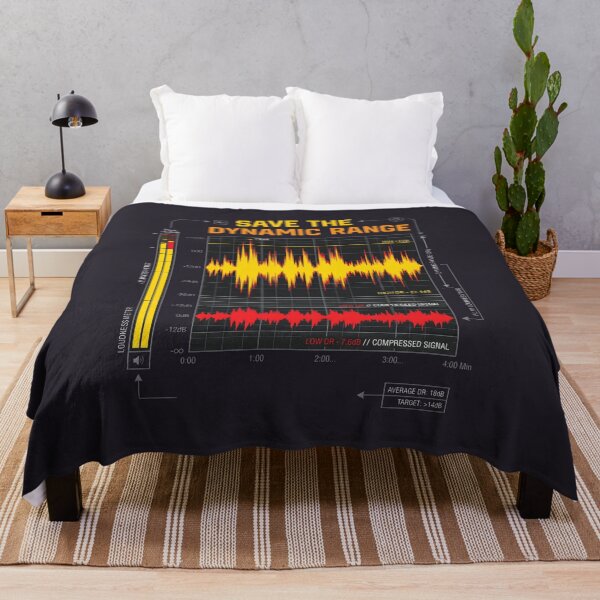 Item preview, Dynamic Range Audio Waveform - Audio Engineer Sound Production designed and sold by SplashTastic.