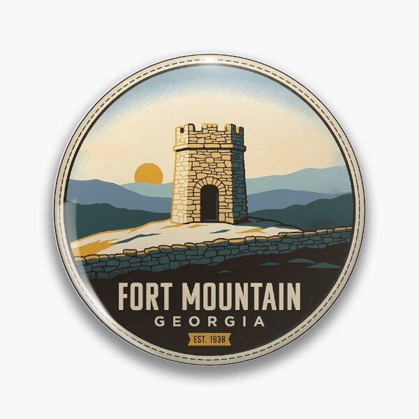 Item preview, Fort Mountain Georgia designed and sold by DetourDgn.