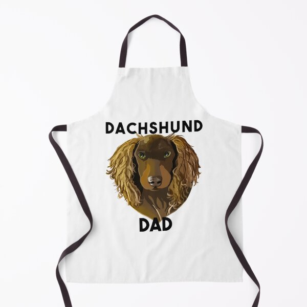 Item preview, Dachshund Dad Dog Portrait Long Haired Green Eyes designed and sold by SoyLamderma.