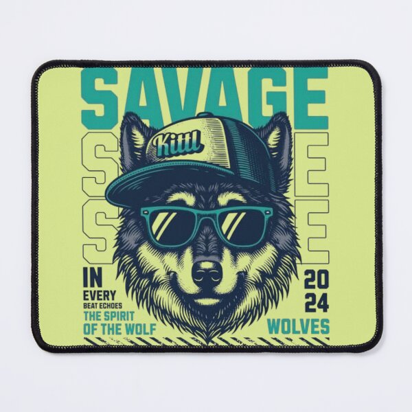 Item preview, Wolf Savage – Wild Alpha Beast Design designed and sold by RajDeals.