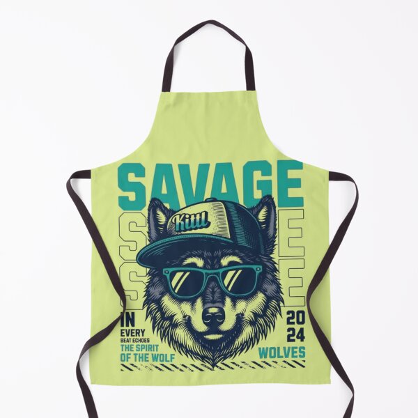 Item preview, Wolf Savage – Wild Alpha Beast Design designed and sold by RajDeals.