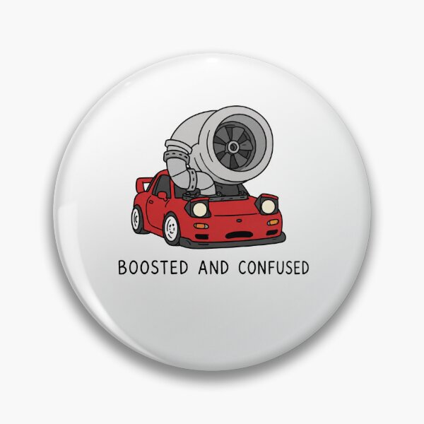 Item preview, Turbo Car Funny Automotive Pun Boosted And Confused JDM Car Enthusiast Gift designed and sold by MonkiFlipp.