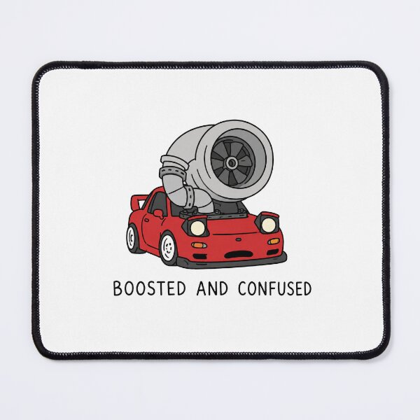 Item preview, Turbo Car Funny Automotive Pun Boosted And Confused JDM Car Enthusiast Gift designed and sold by MonkiFlipp.