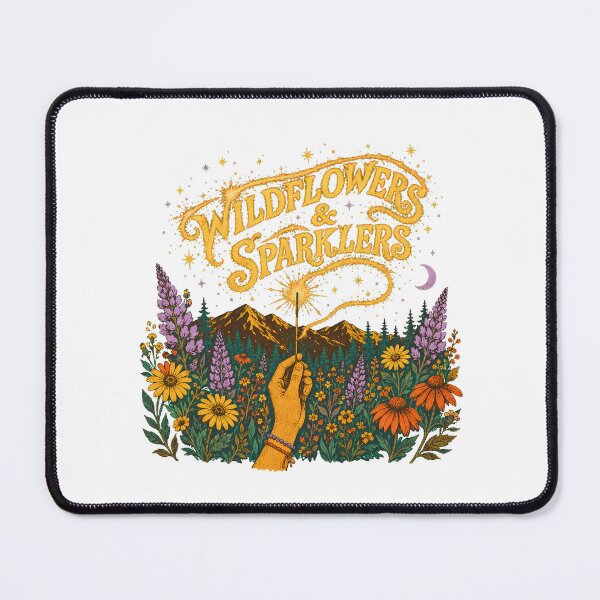 Item preview, Wildflowers and Sparklers Seventies Mountain Night designed and sold by chattsuede.