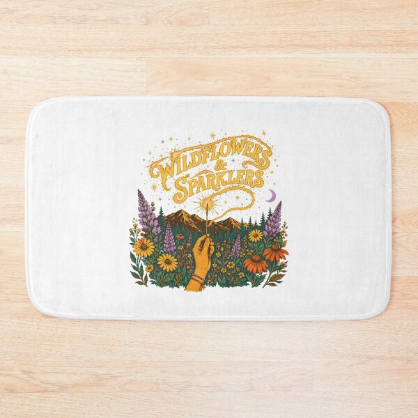 Item preview, Wildflowers and Sparklers Seventies Mountain Night designed and sold by chattsuede.